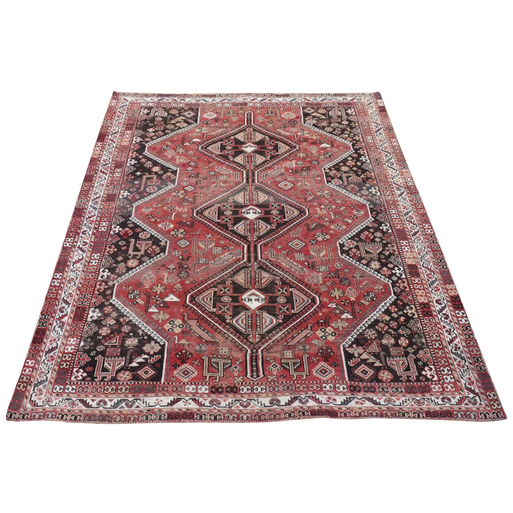 Overdyed & Vintage Rugs LUV721413